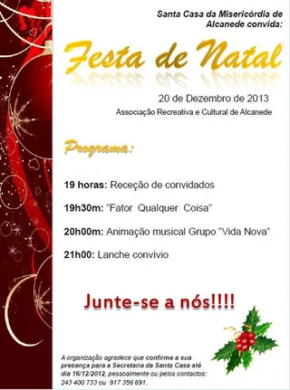 Cartaz SCMA Natal 2013