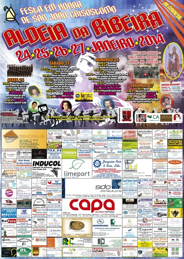 Cartaz Festa ARibeira 2014