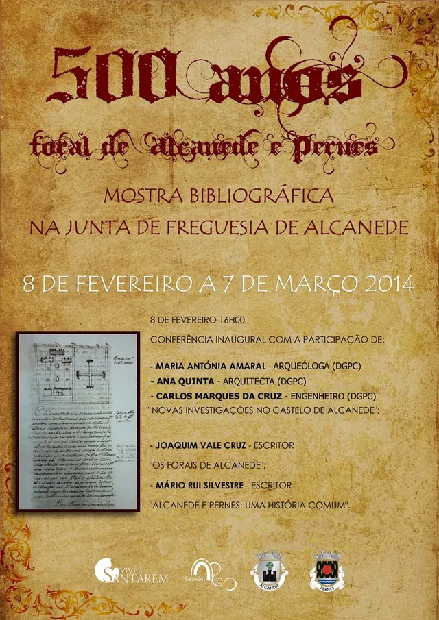 Cartaz Exposicao Foral Alcanede Not