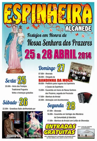 Cartaz Festa Espinheira