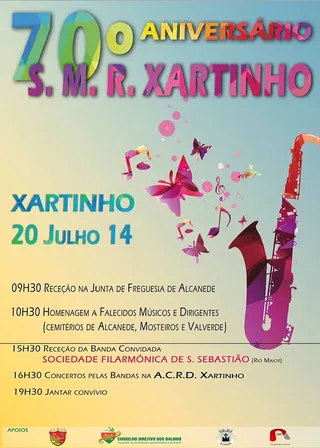 Cartaz aniersario xartinho