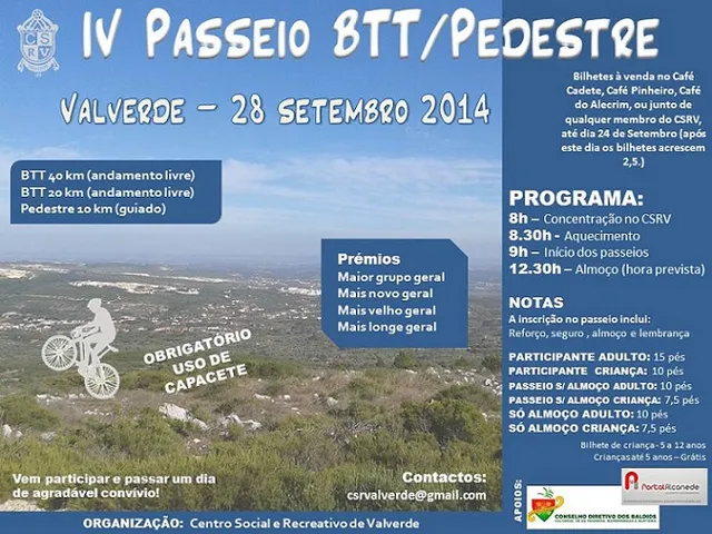 cartaz btt valverde