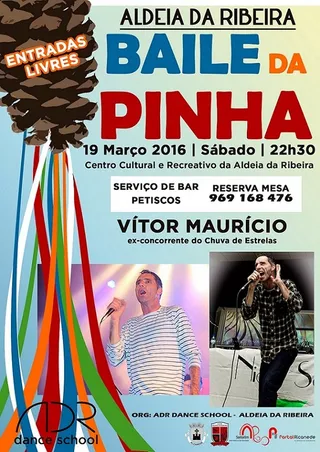 cartaz baile pinha