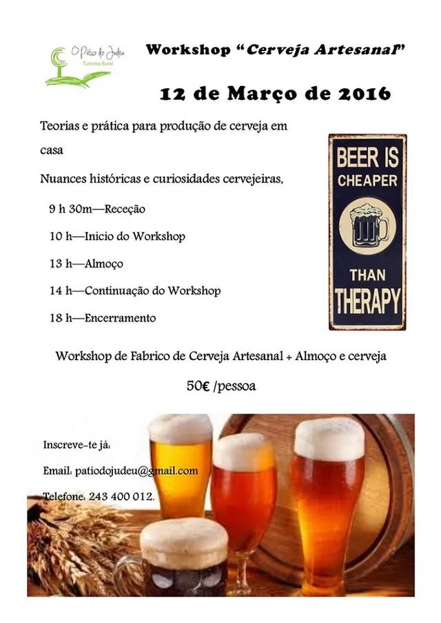workshop cerveja artesanal