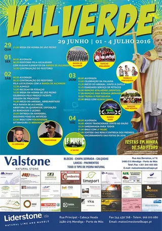 cartaz festas valverde 2016