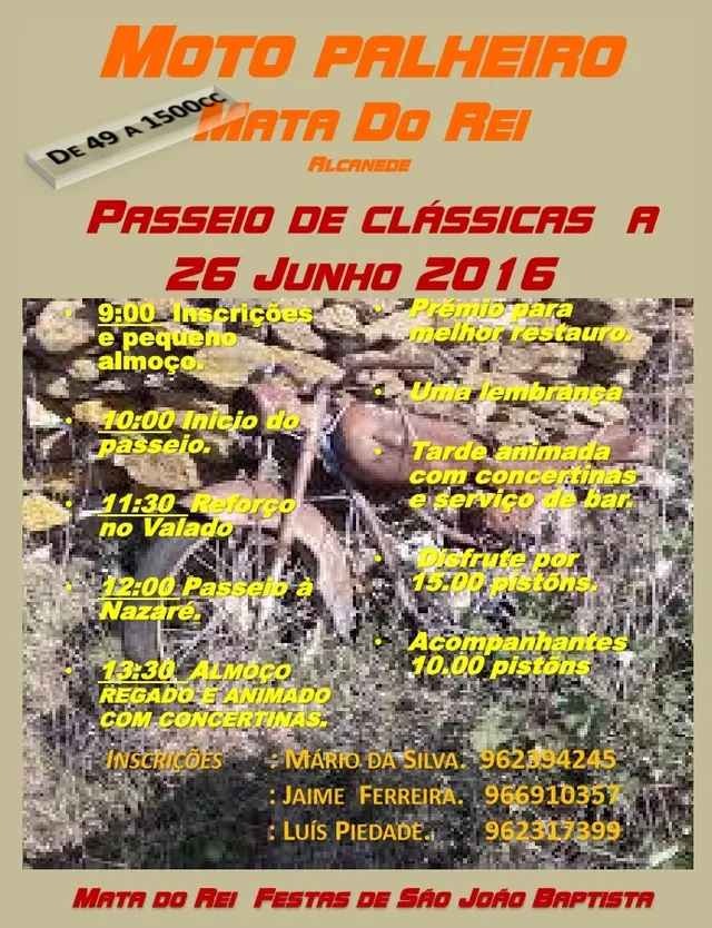 cartaz moto palheiro