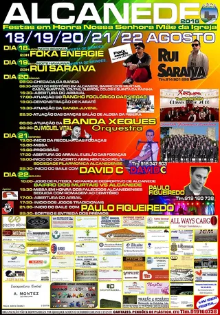 cartaz festa alcanede 2016