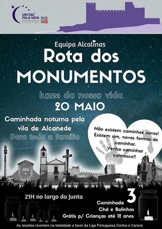 cartaz rota momumentos