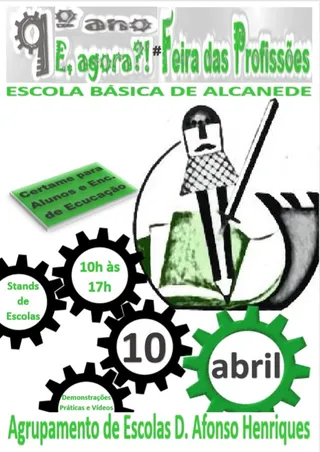 cartaz feira profissoes
