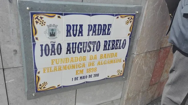 Rua Padre João Augusto Rebelo inaugurada no âmbito dos 120 Anos da Banda de Alcanede