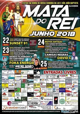 Cartaz mata rei 2018