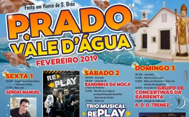 Festa em Honra de S. Brás arranca em Prado e Vale d`Água no dia 1 de fevereiro
