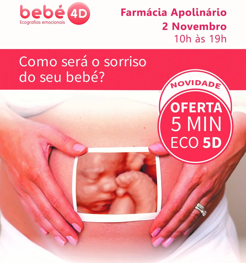 Ecografias emocionais regressam à Farmácia Apolinário em Alcanede dia 2 de novembro
