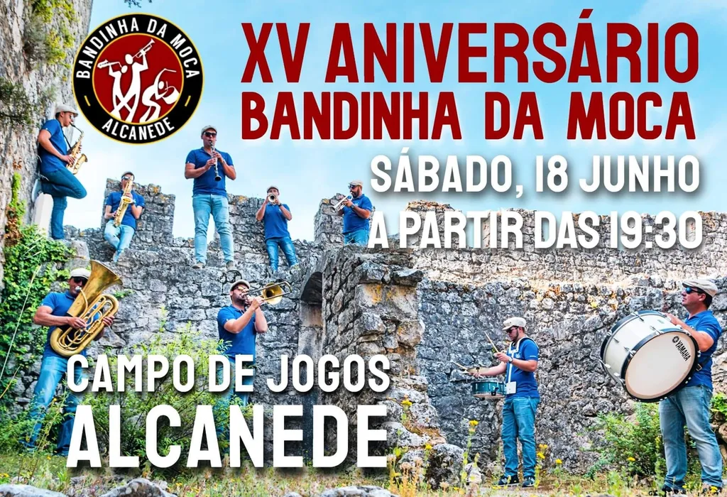 Bandinha da Moca assinala 15 anos com grande festa dia 18 de junho em Alcanede