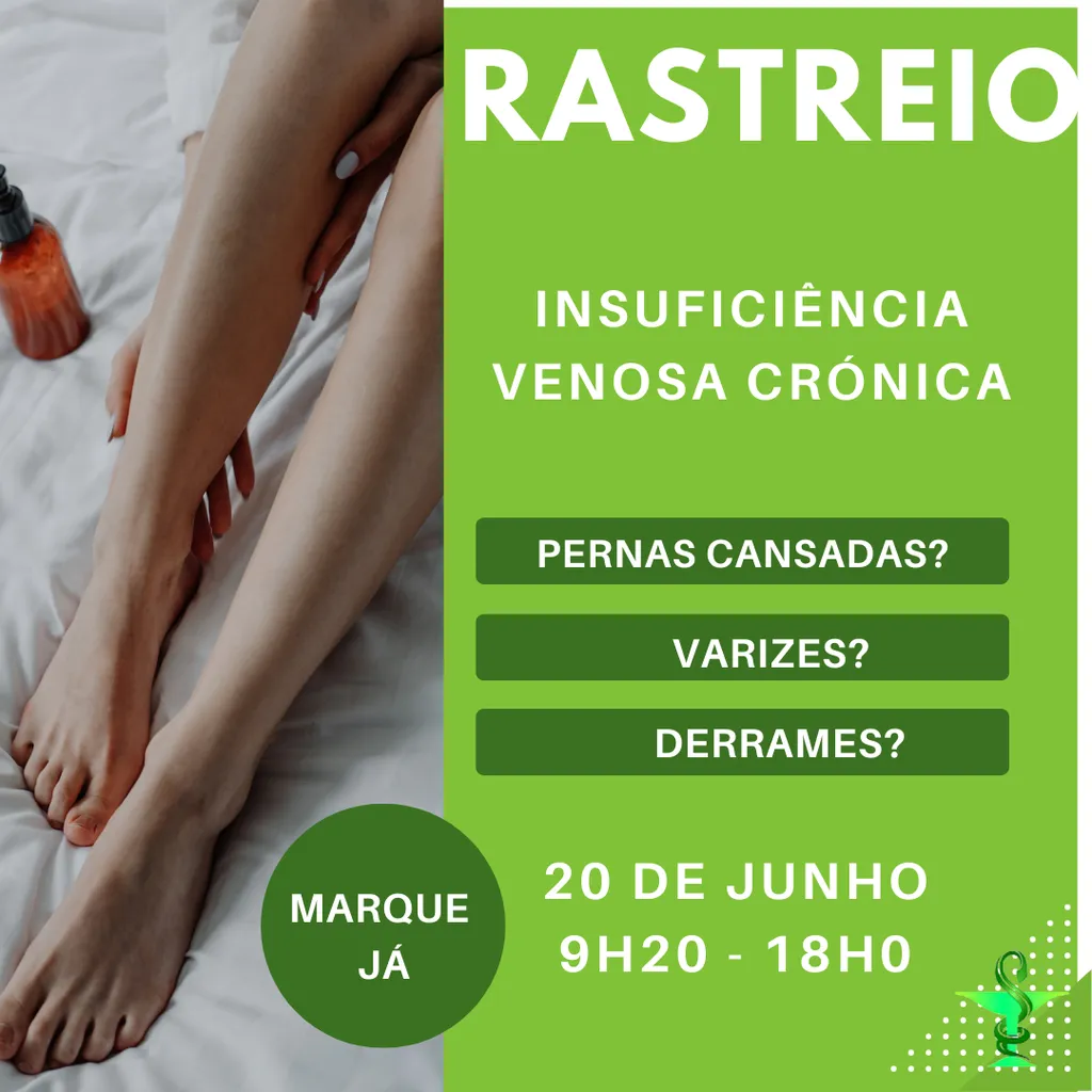 Insuficiência Venosa Crónica – Farmácia Apolinário promove rastreio gratuito