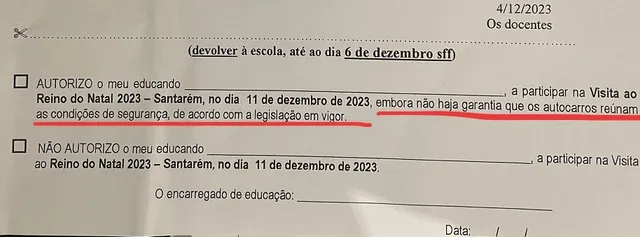 Folha de autorização