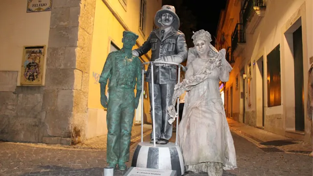 Recinto das festas de Vale do Carro recebe Festival de Estátuas Humanas