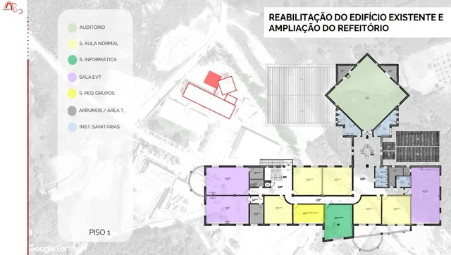 REABILITAÇÃO E AMPLIAÇÃO EB 2,3 DE ALCANEDE - Estudo prévio