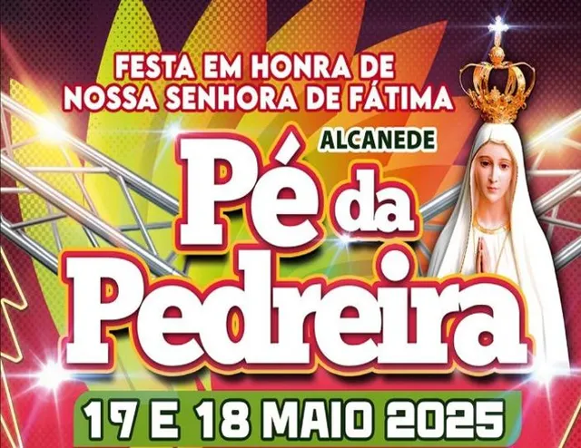 Pé da Pedreira celebra Nossa Senhora de Fátima a 17 e 18 de maio