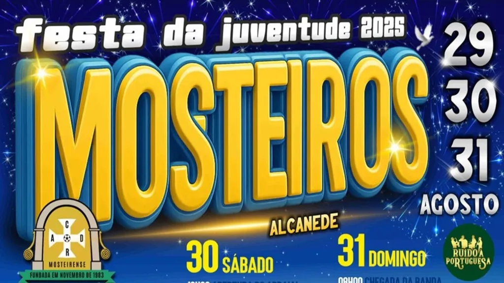 De 29 a 31 de agosto Mosteiros volta a ser palco da Festa da Juventude